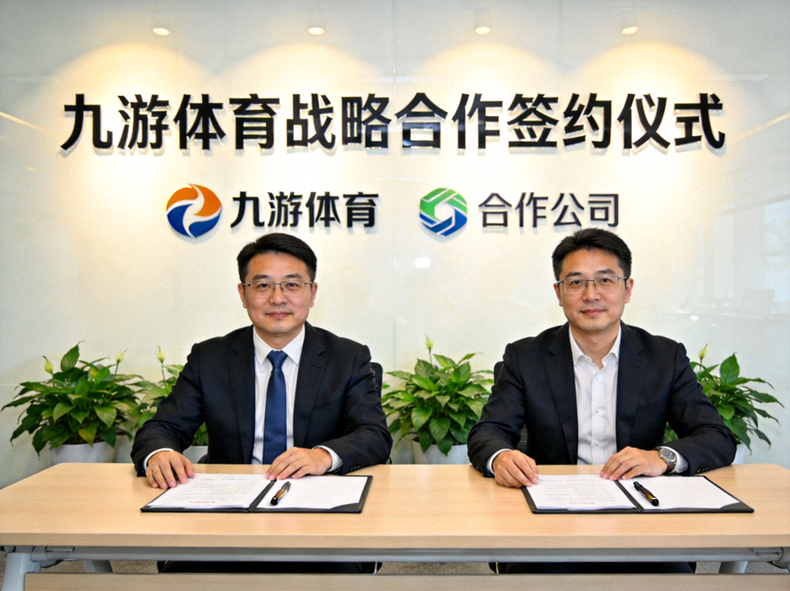 九游体育战略合作签约仪式的图片